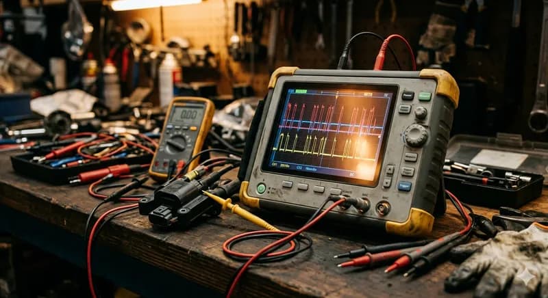 Equipamento de diagnóstico em uso