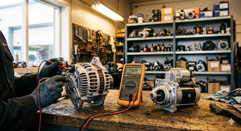 Motores de Arranque e Alternadores